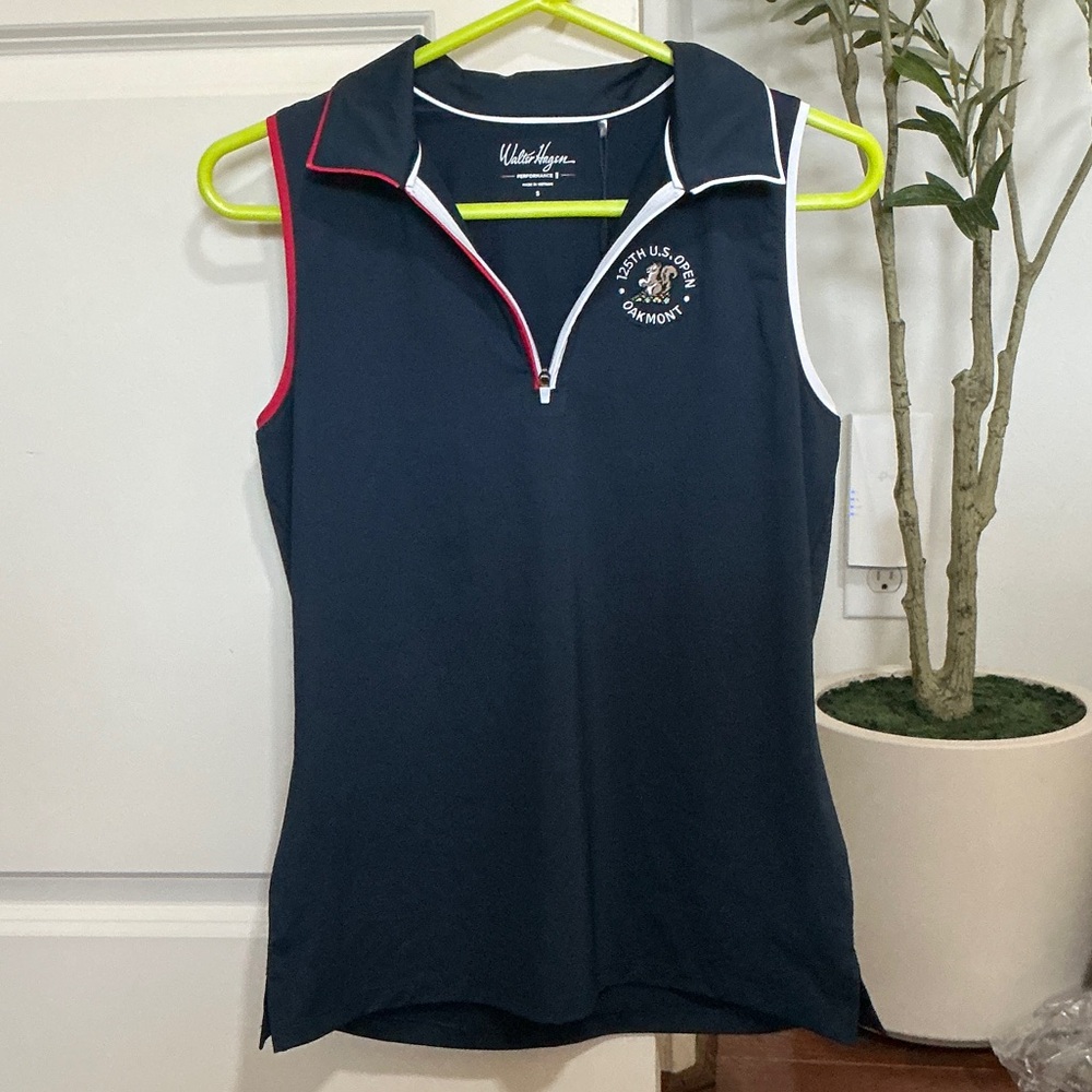 Walter Hagen Walter Hagen P11 Fashion Sleeveless Polo - Navy